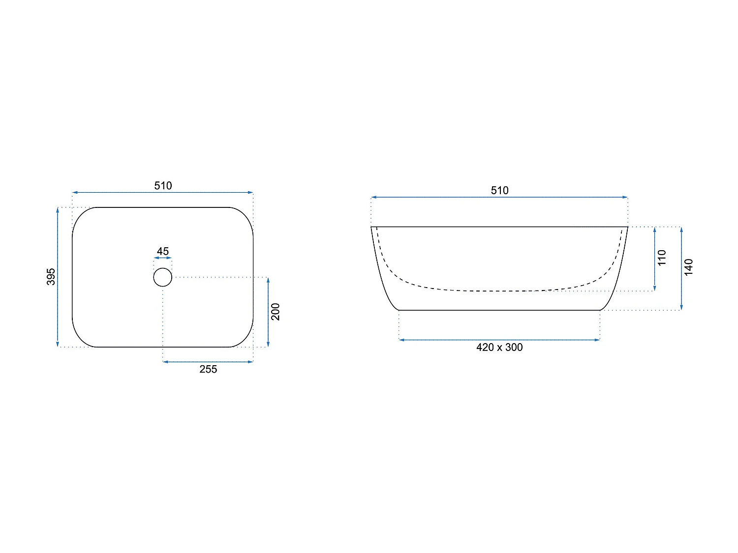 Vasque À Poser Rea Freja Beige