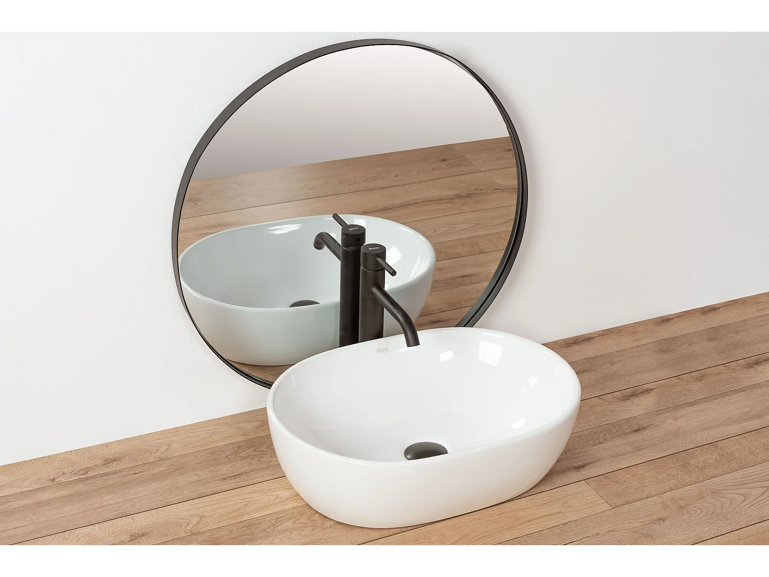 Opzetwastafel Rea Amelia White