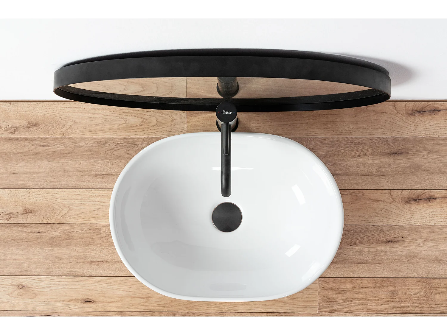 Opzetwastafel Rea Amelia White