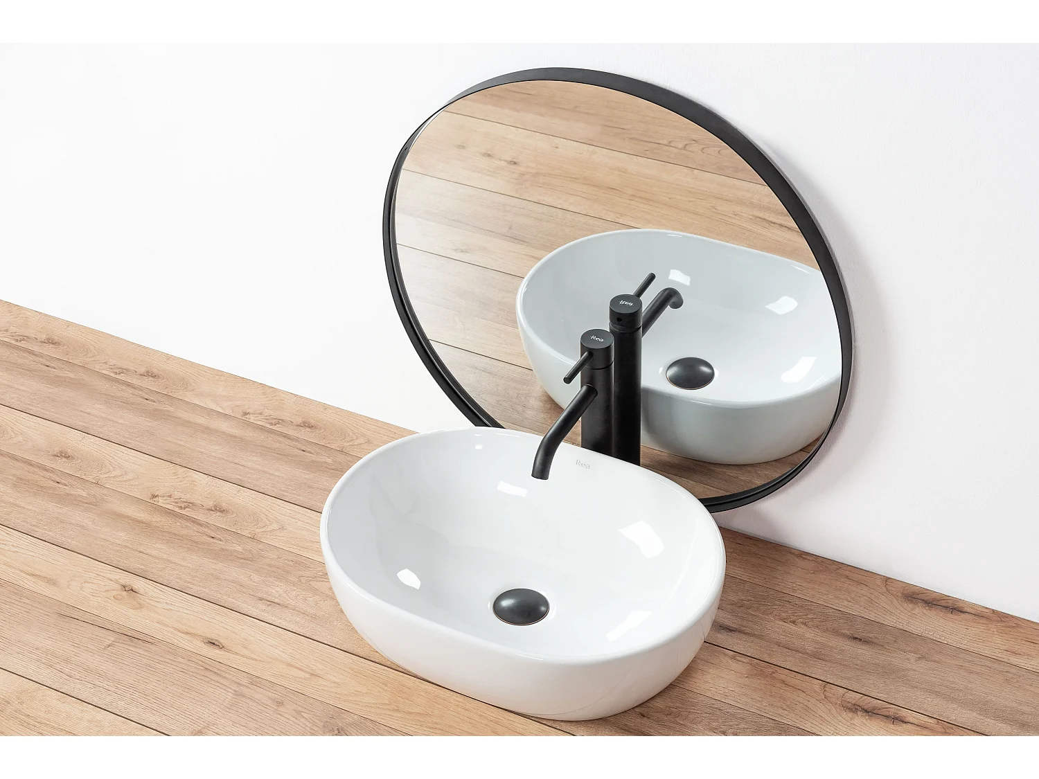 Opzetwastafel Rea Amelia White