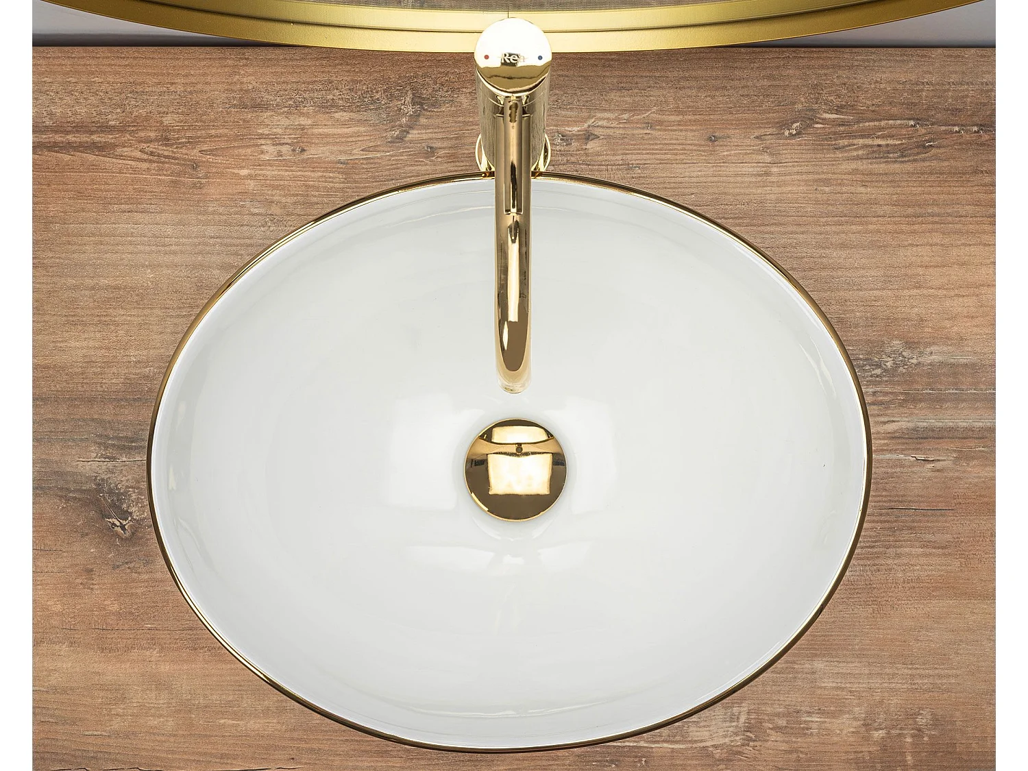 Vasque À Poser Rea Sofia Gold