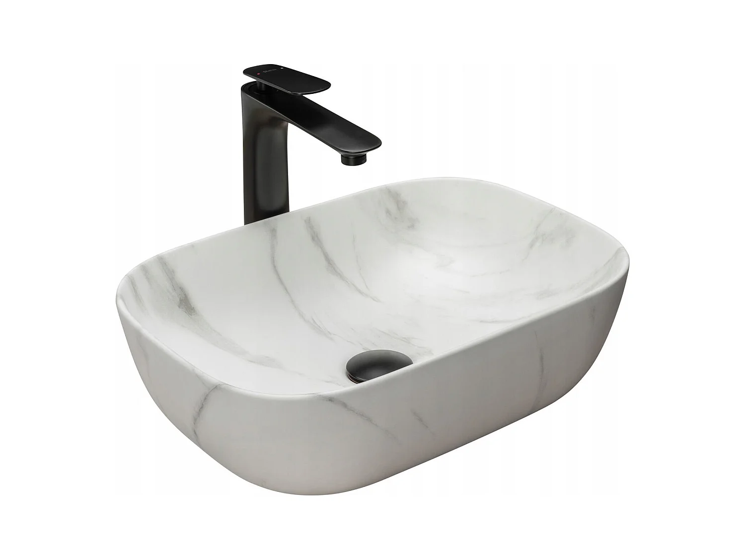 Vasque À Poser Rea Belinda Marble White
