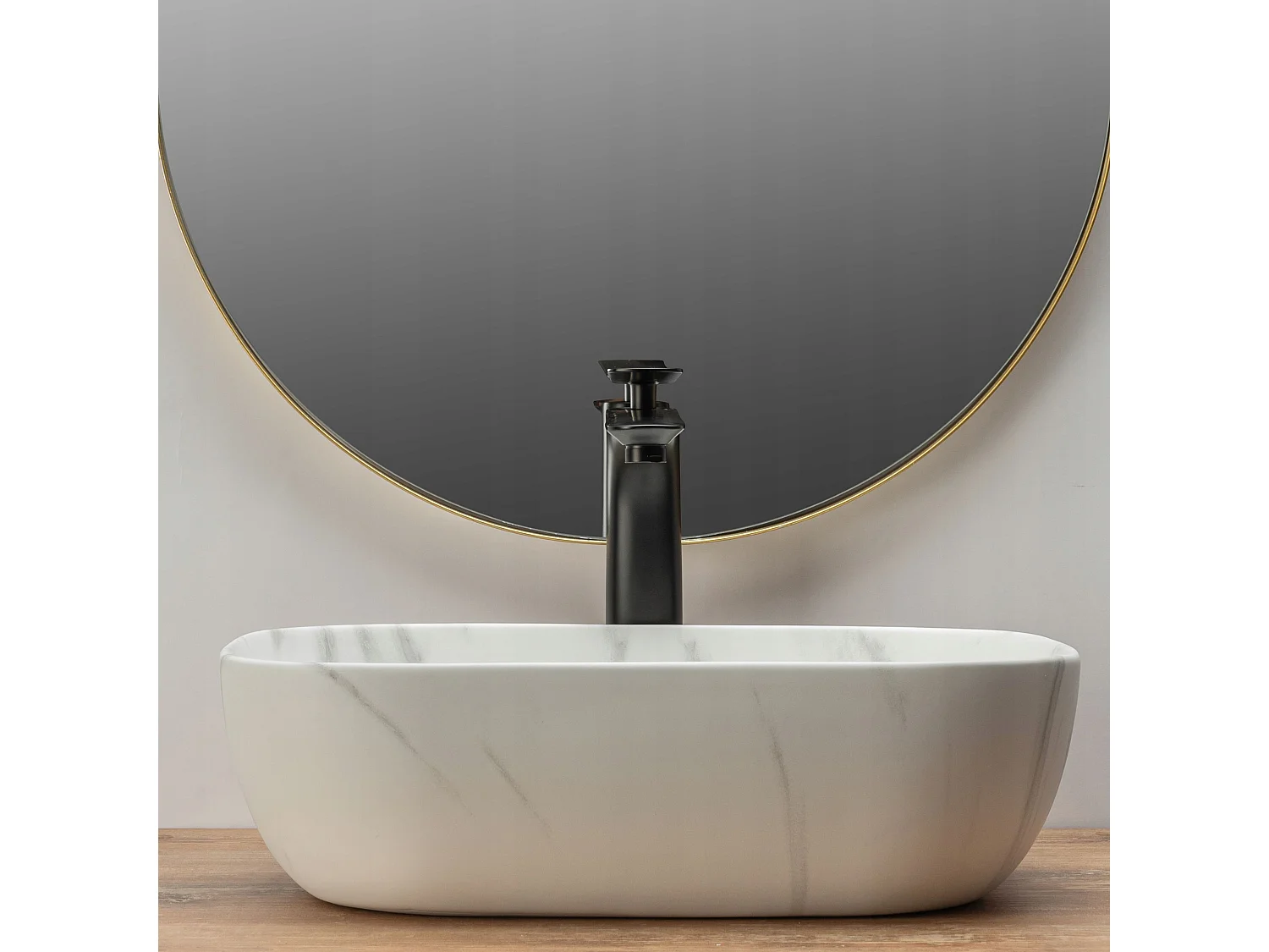 Vasque À Poser Rea Belinda Marble White