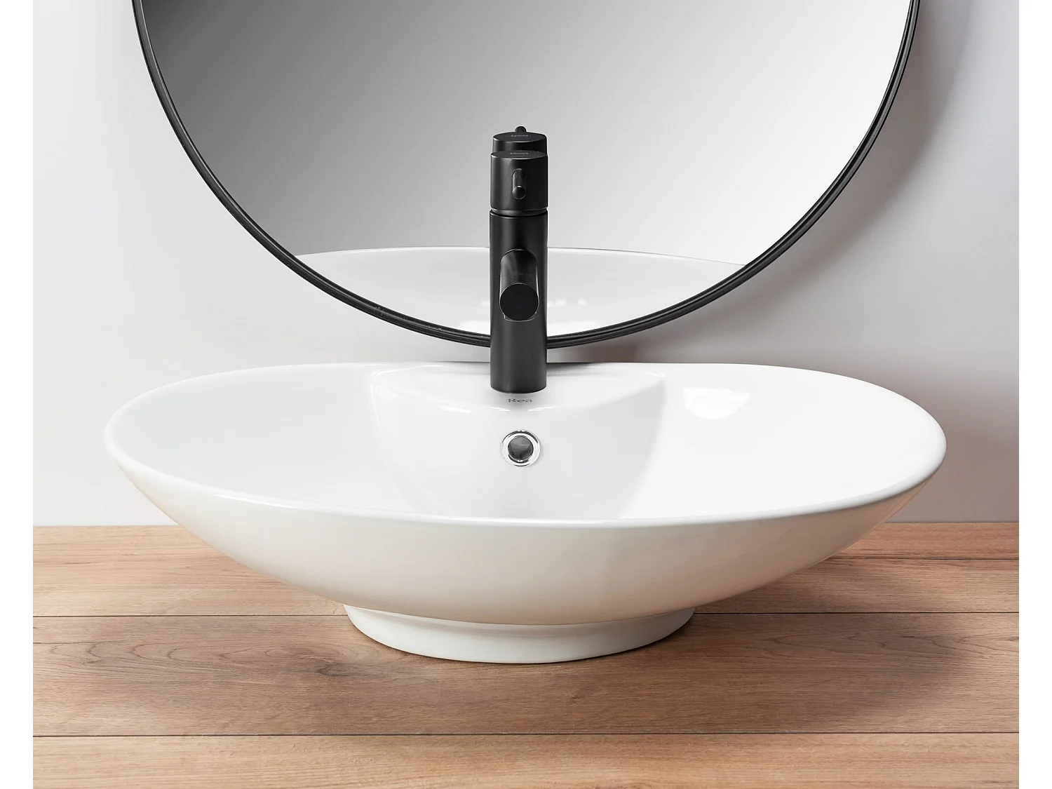 Lavabo Da Appoggio Rea Rosa-2 White