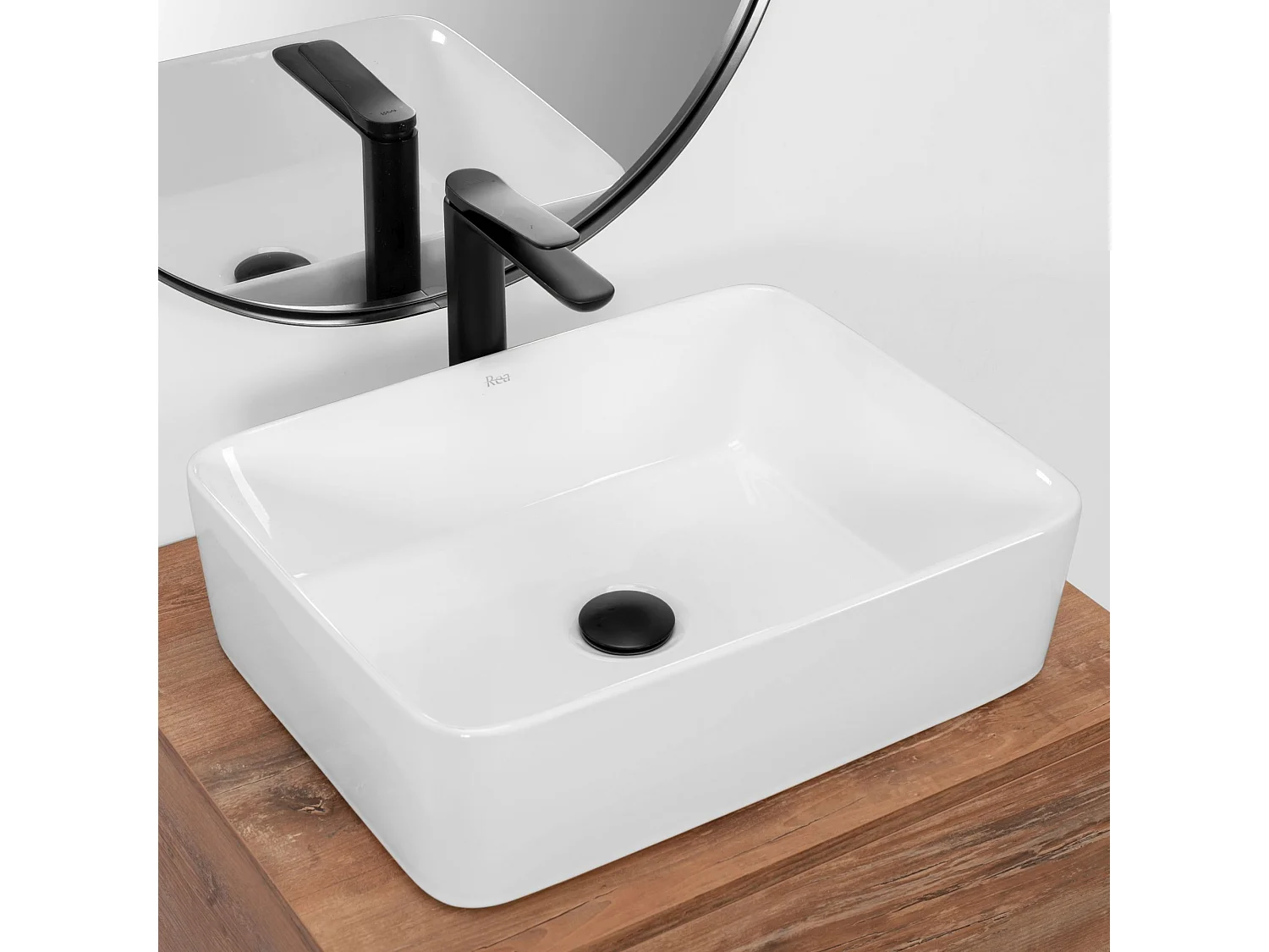 Opzetwastafel Rea Anita White