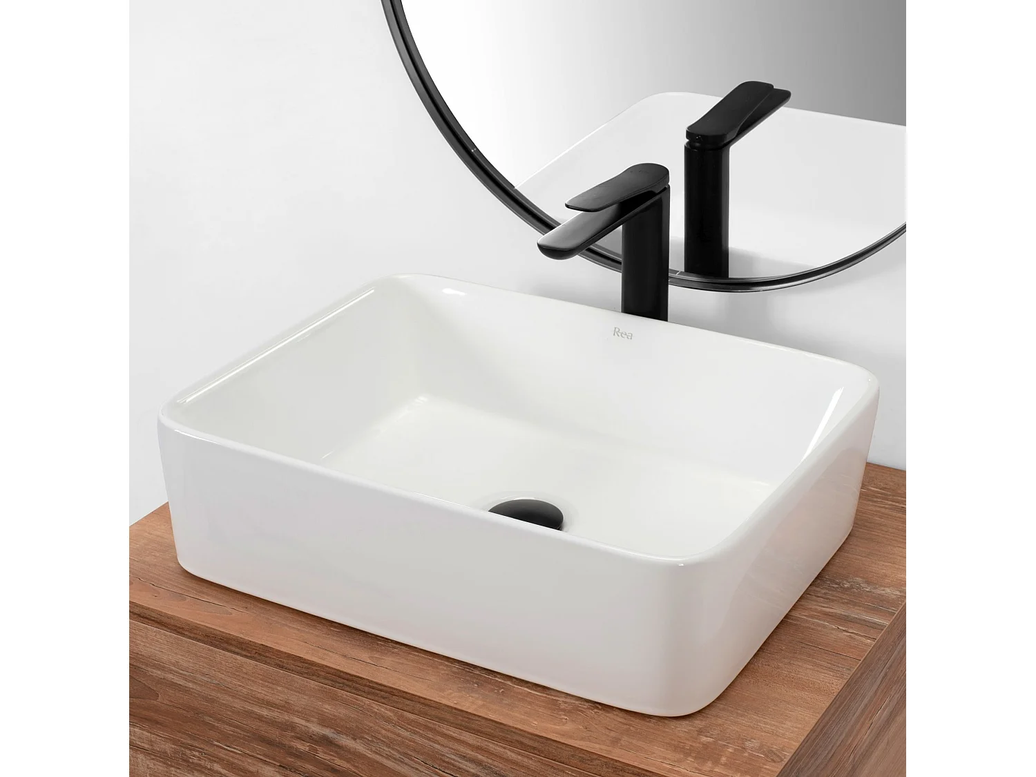 Opzetwastafel Rea Anita White