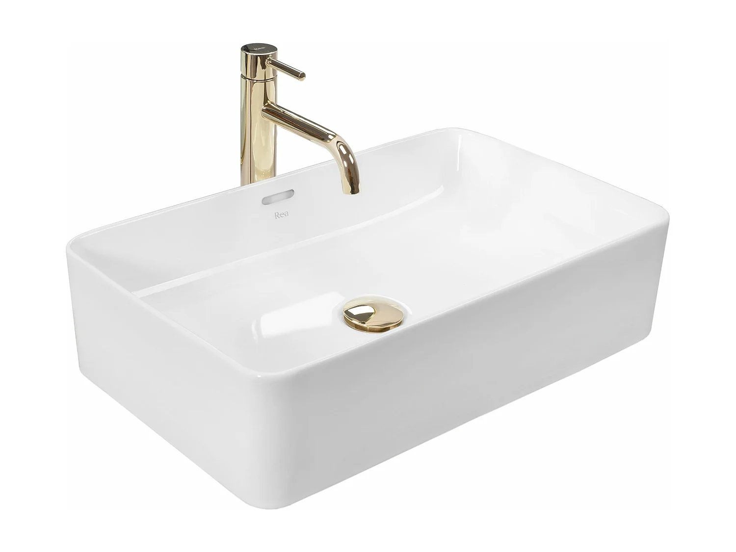 Aufsatzwaschbecken Rea Berta 55 White