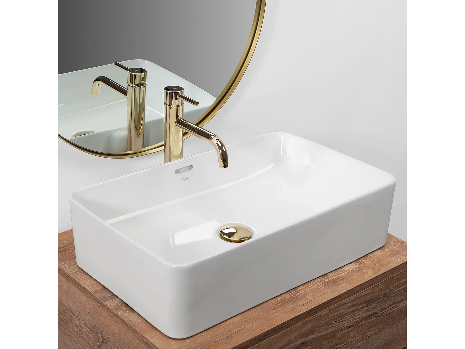 Opzetwastafel Rea Berta 55 White