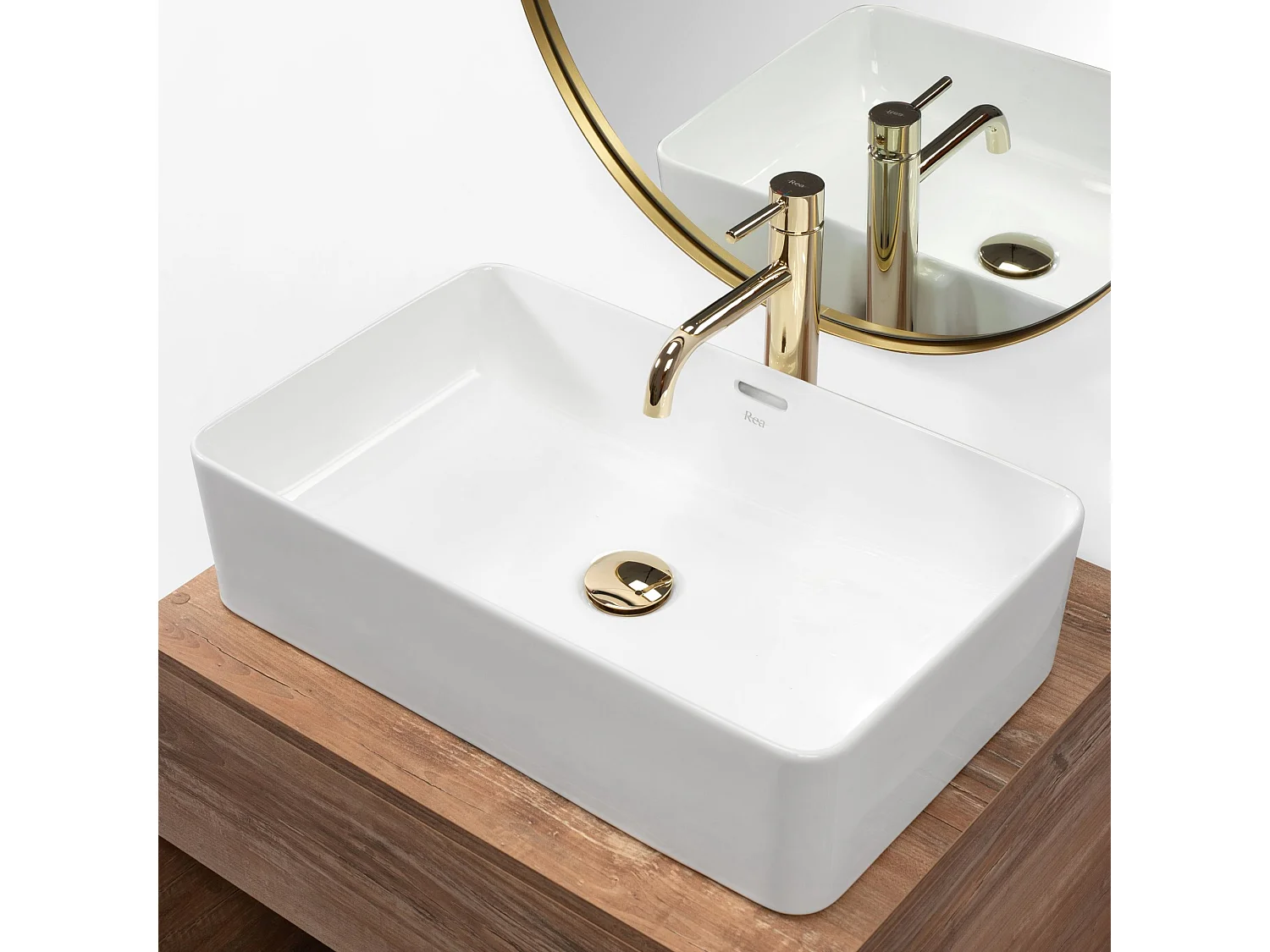 Opzetwastafel Rea Berta 55 White