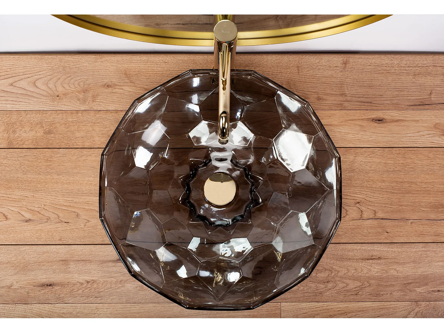 Aufsatzwaschbecken Rea Arctic Black