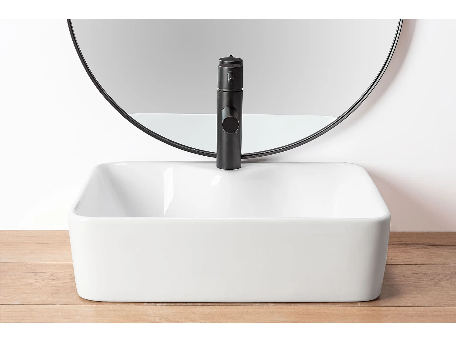 Lavabo Sobre Encimera Rea Kelly White