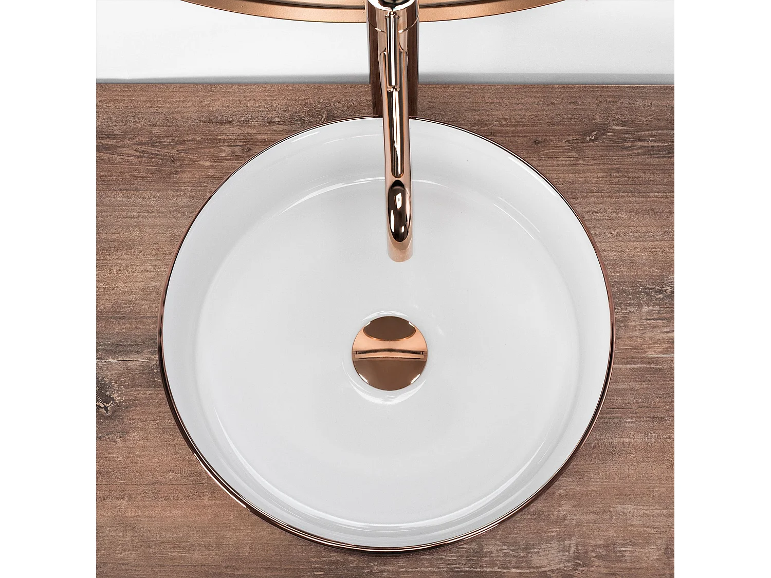 Vasque à poser Réa Sami Brush rose gold