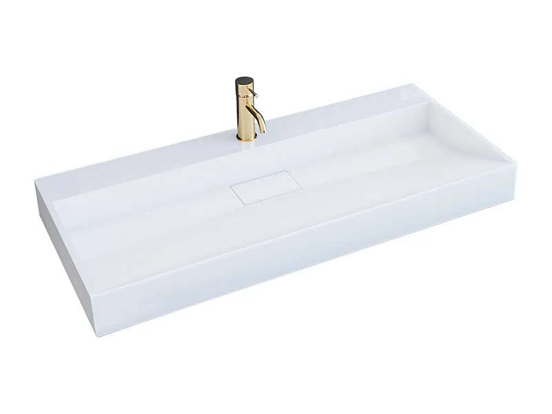 Samengestelde Wastafel Rea Goya 100 White