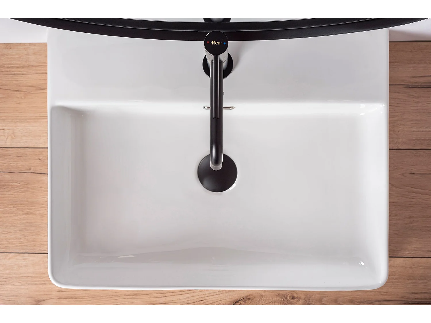 Lavabo Sobre Encimera Rea Gina 60 White