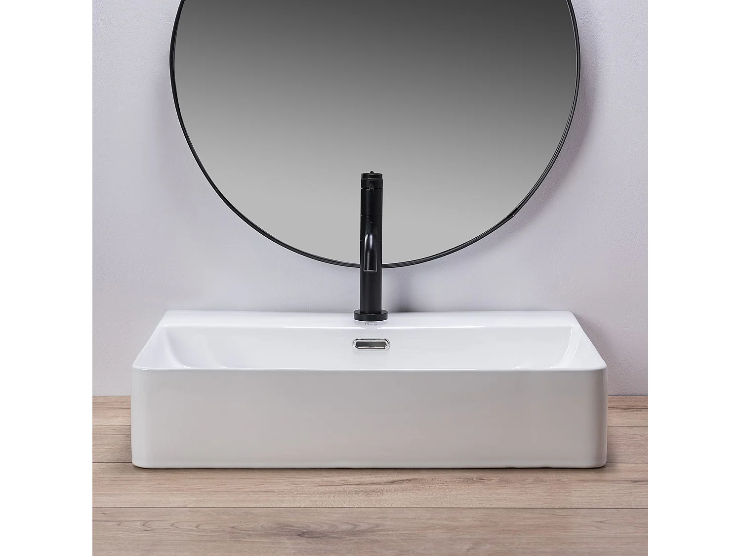 Lavabo Sobre Encimera Rea Gina 60 White