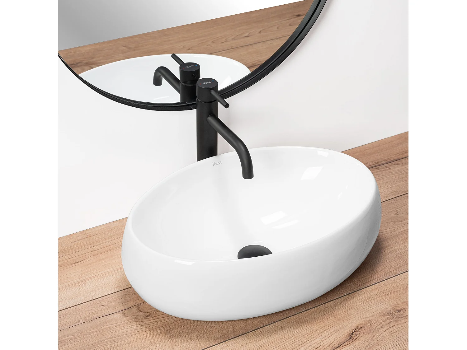 Opzetwastafel Rea Linda White