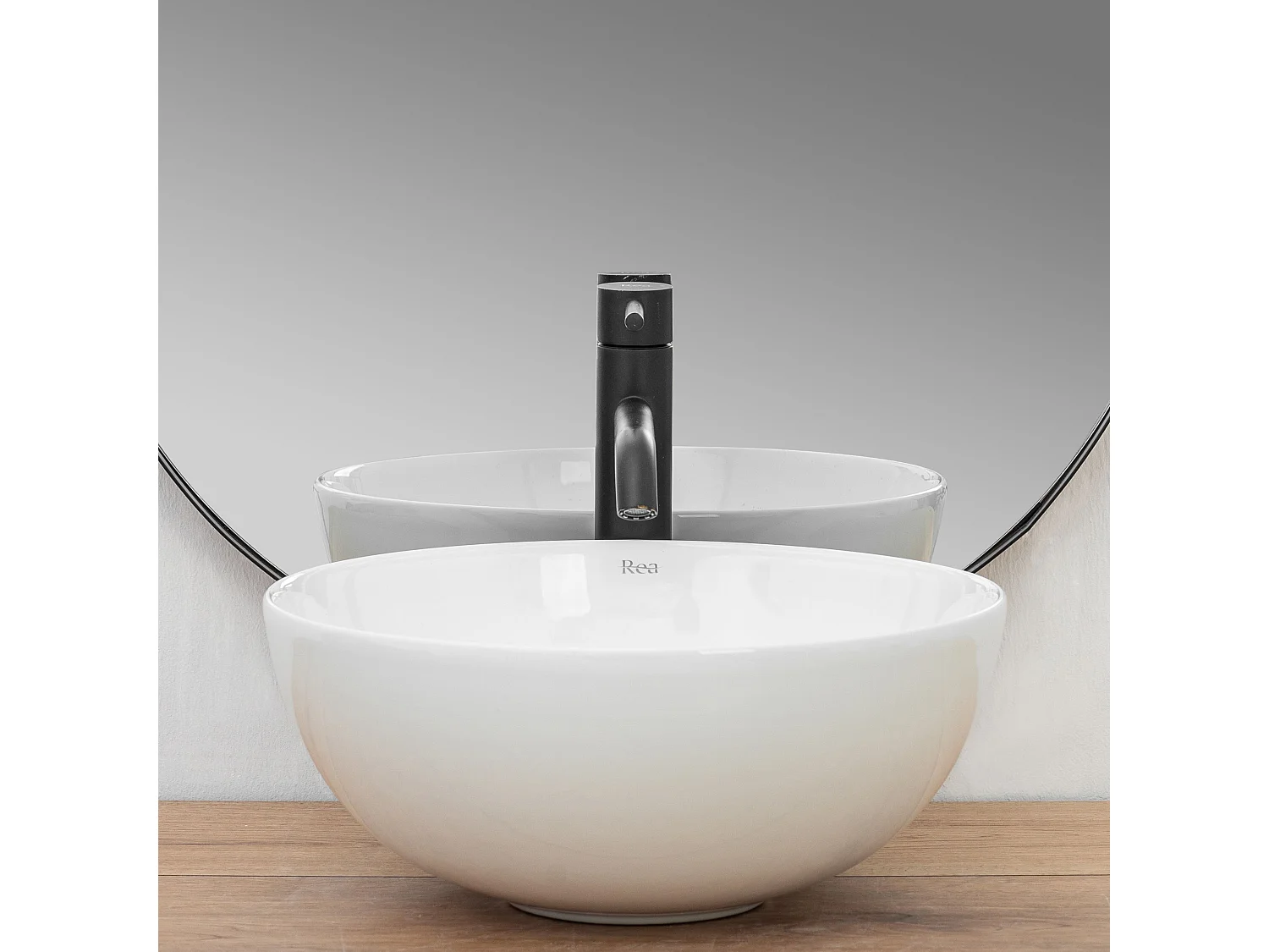 Lavabo Sobre Encimera Rea Stella White