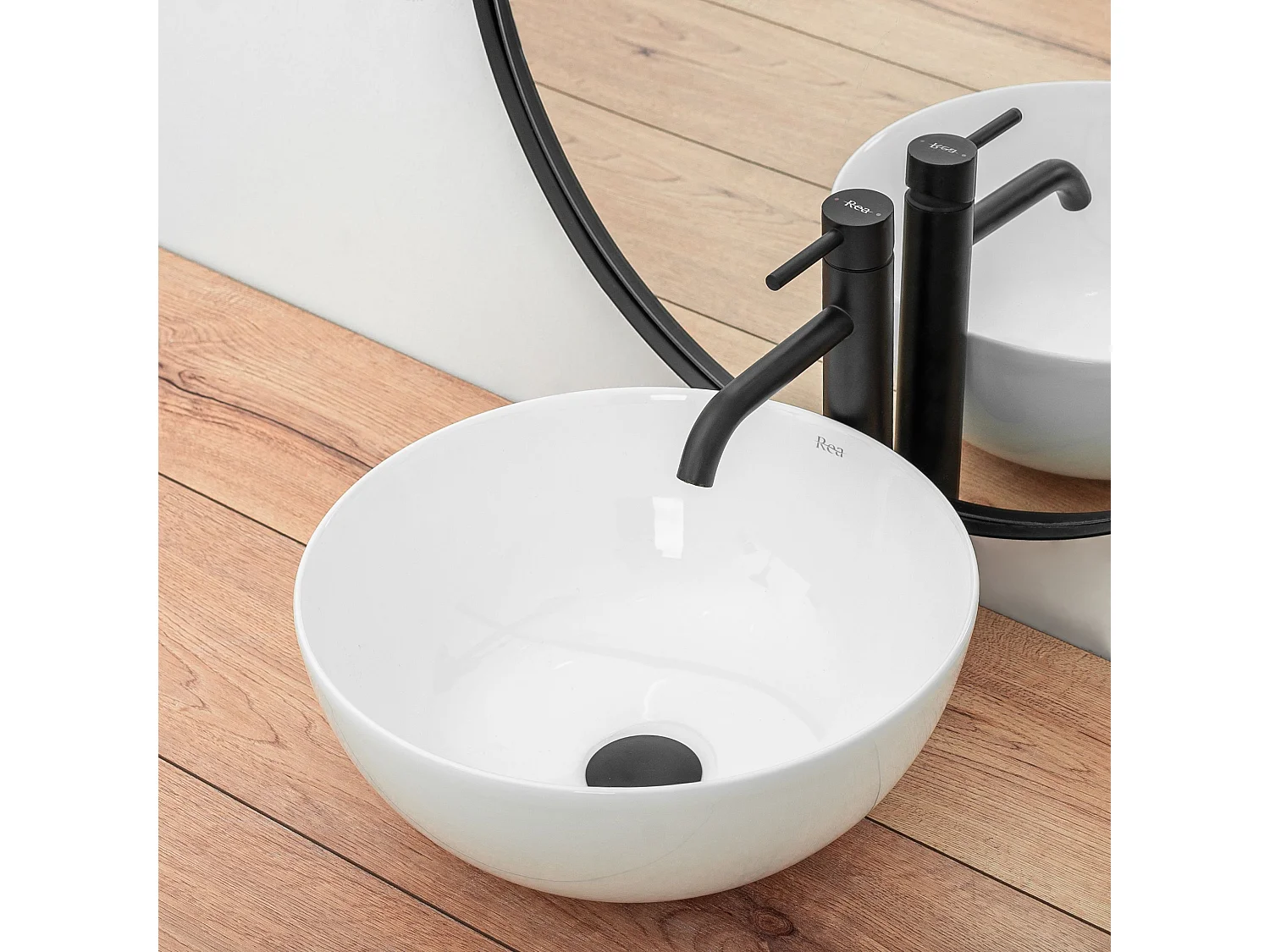 Lavabo Sobre Encimera Rea Stella White