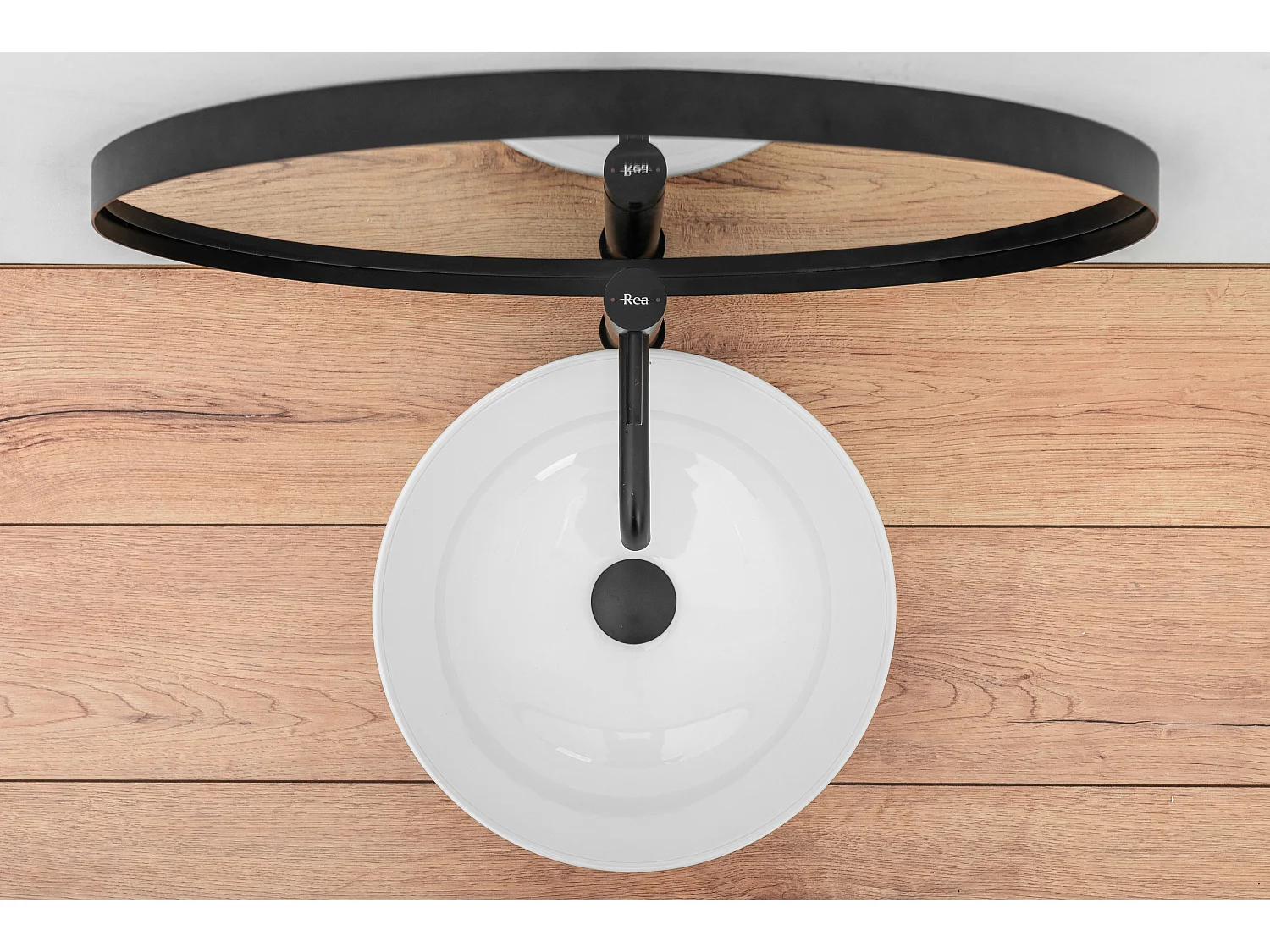 Lavabo Sobre Encimera Rea Stella White