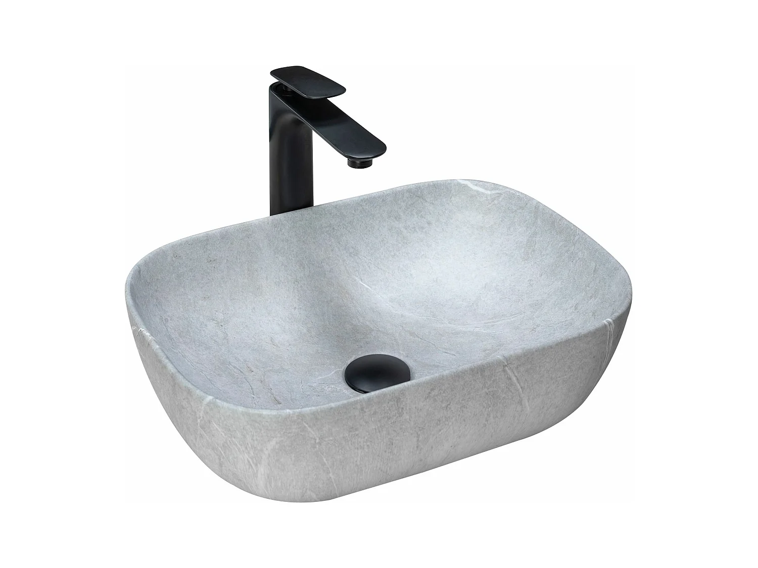 Vasque À Poser Rea Livia Grey