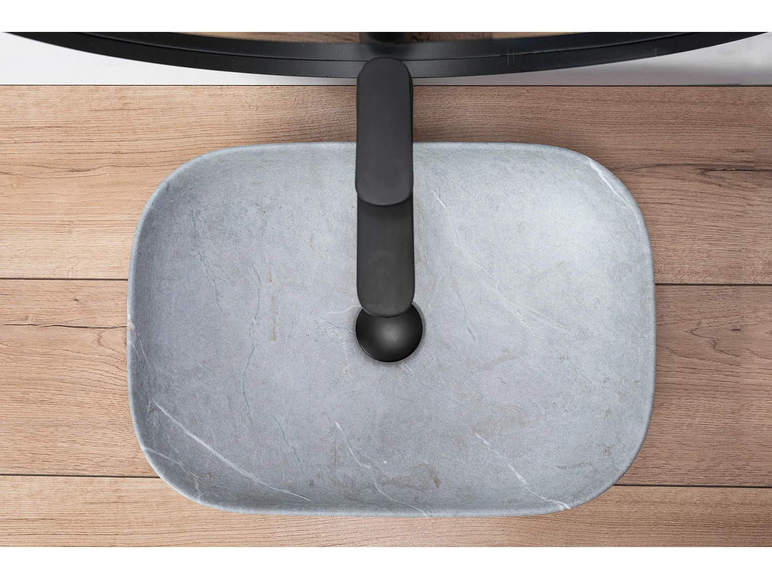 Vasque À Poser Rea Livia Grey