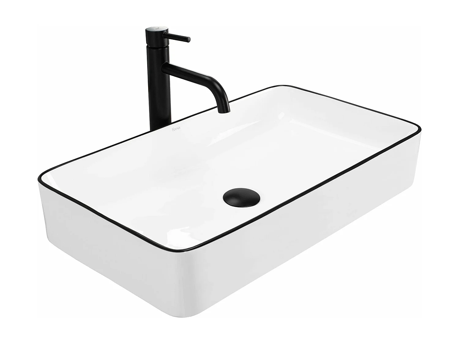 Opzetwastafel Rea Denis Black Gold