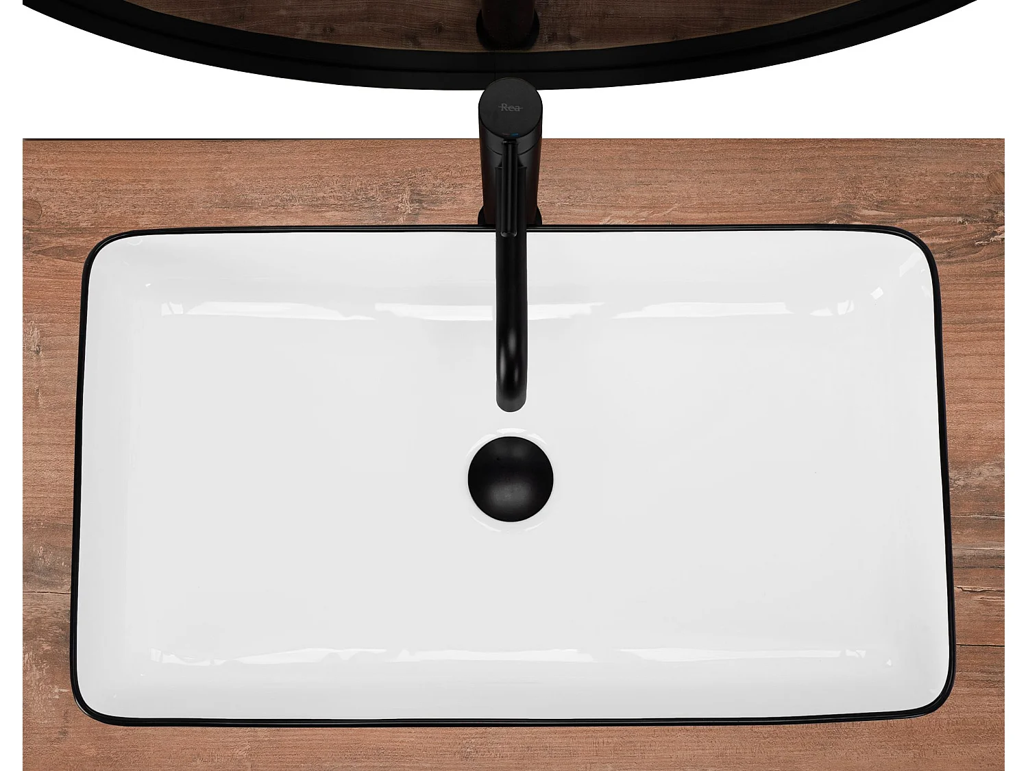 Vasque À Poser Rea Denis Black Gold