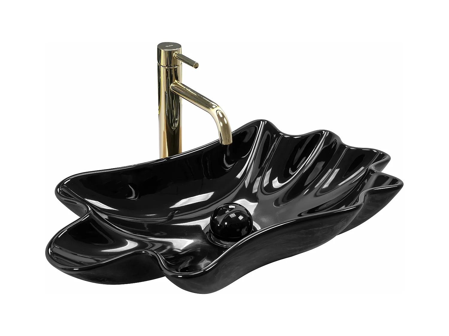 Vasque À Poser Rea Infinity Black