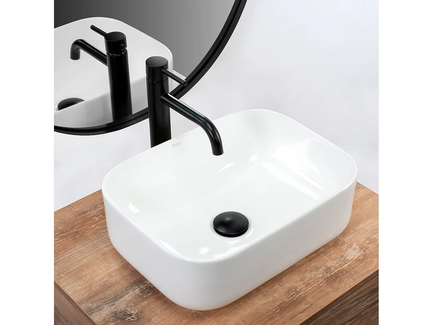 Vasque À Poser Rea Demi Mini White