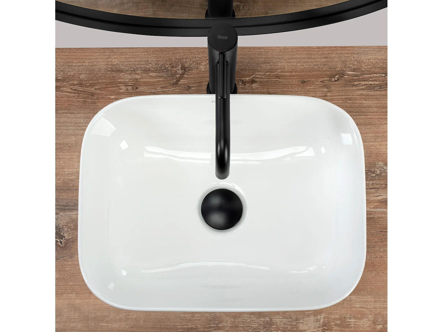 Vasque À Poser Rea Demi Mini White