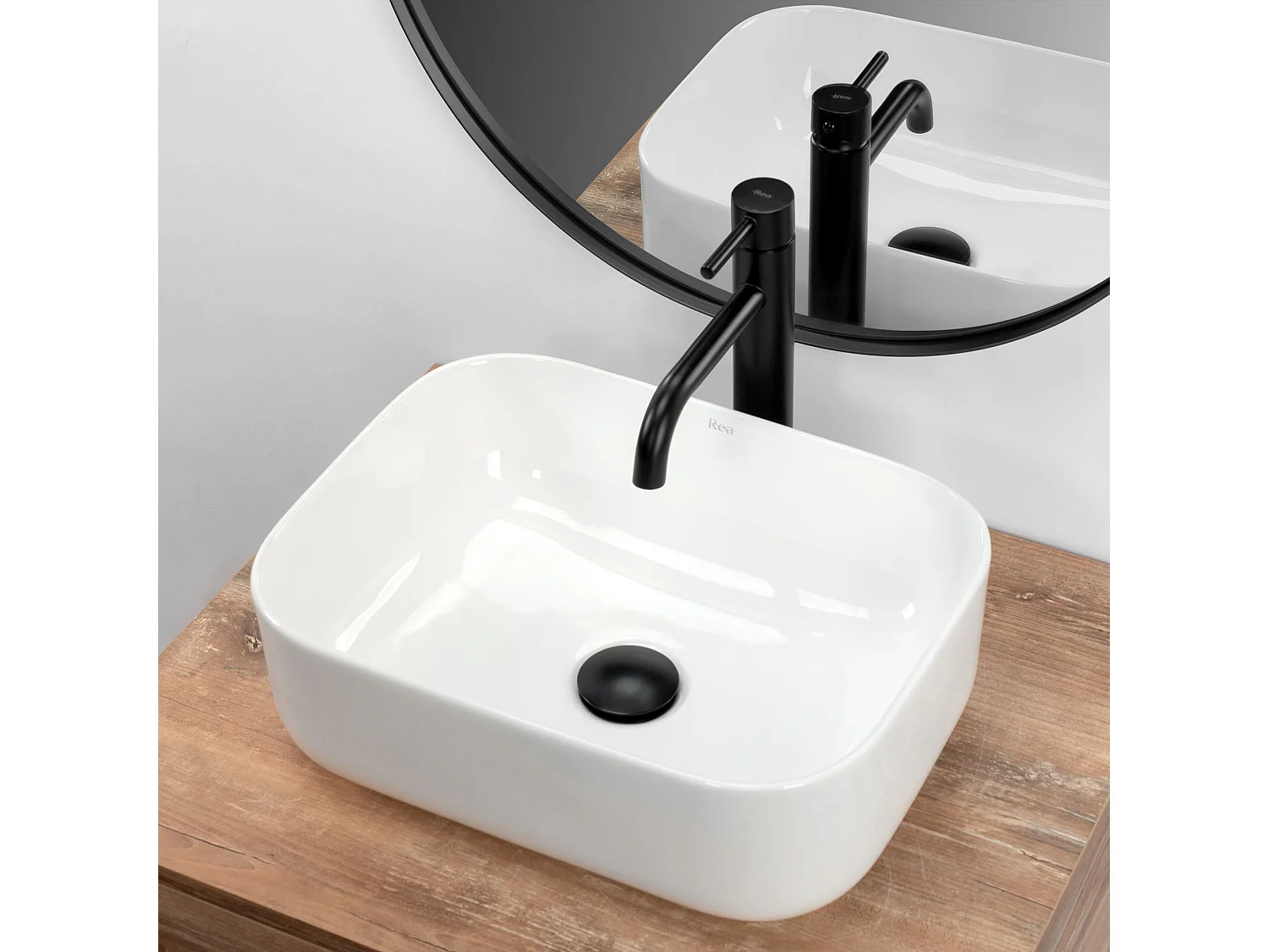 Vasque À Poser Rea Demi Mini White