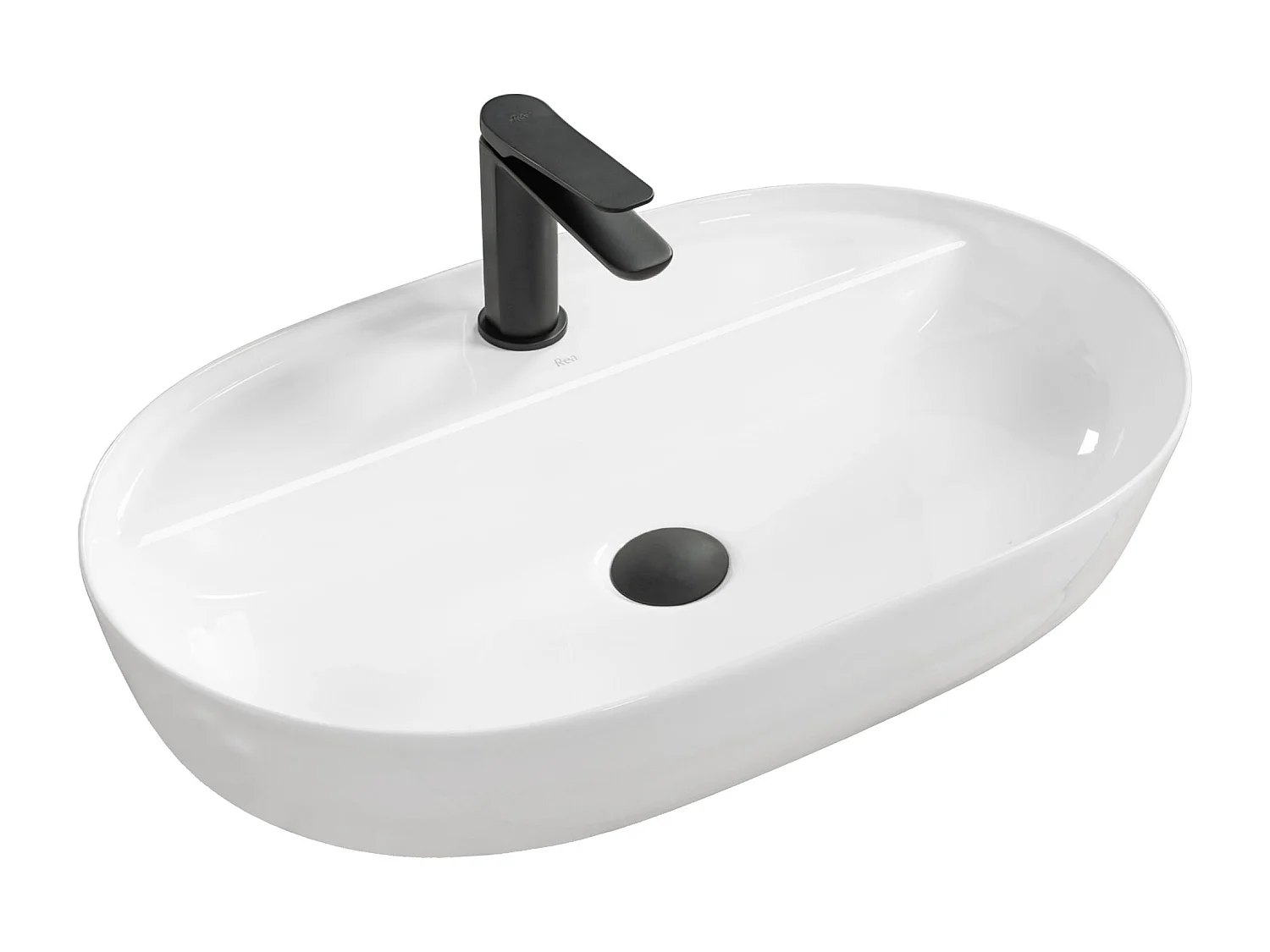 Lavabo Sobre Encimera Rea Aura 61 White