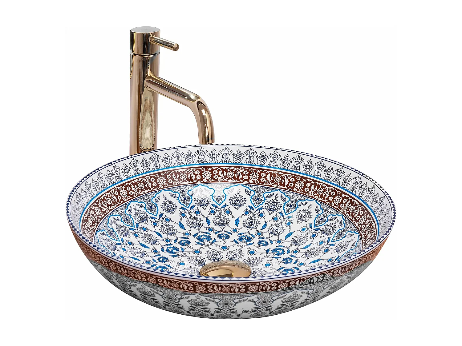 Opzetwastafel Rea Arte Blue