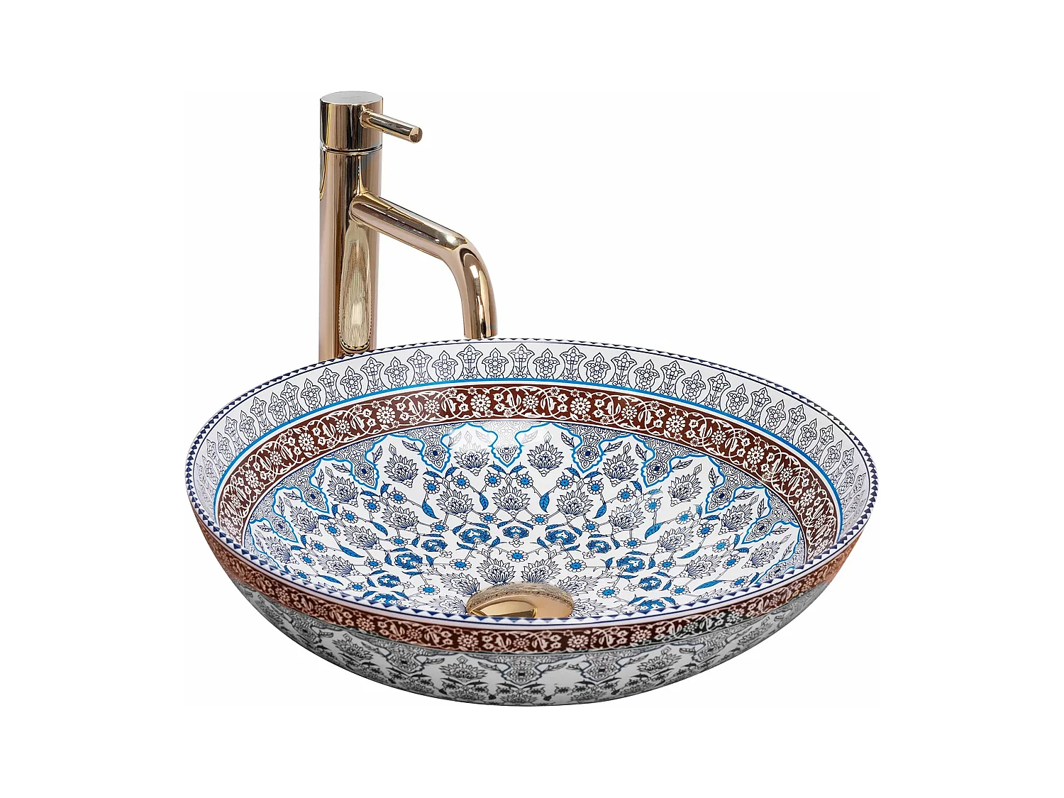 Opzetwastafel Rea Arte Blue