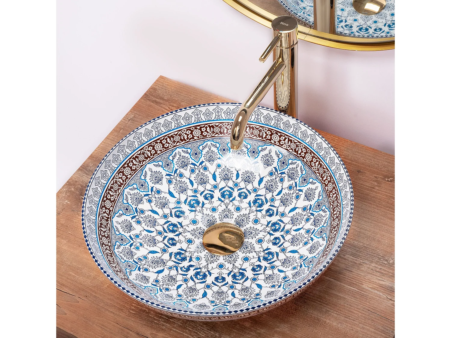 Vasque À Poser Rea Arte Blue