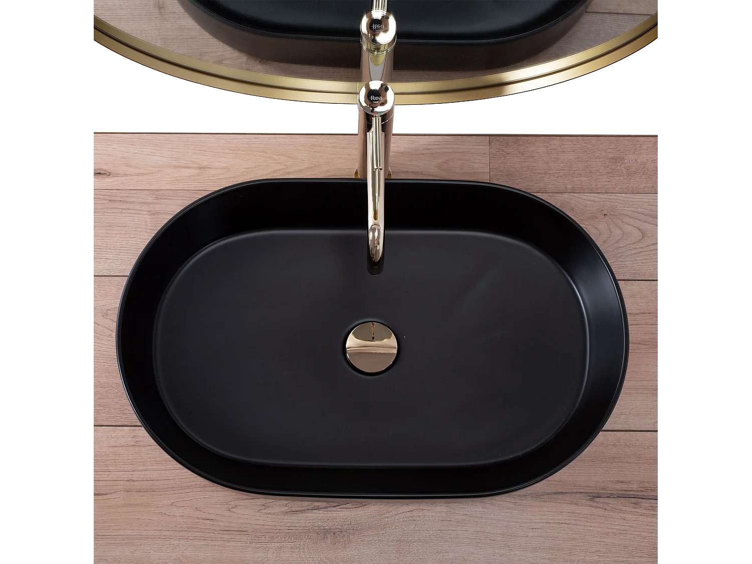 Vasque À Poser Rea Nadia 60 Black