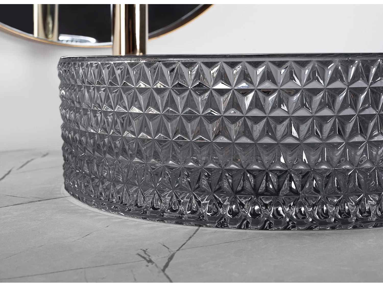 Vasque À Poser Rea Cristal 35 Black