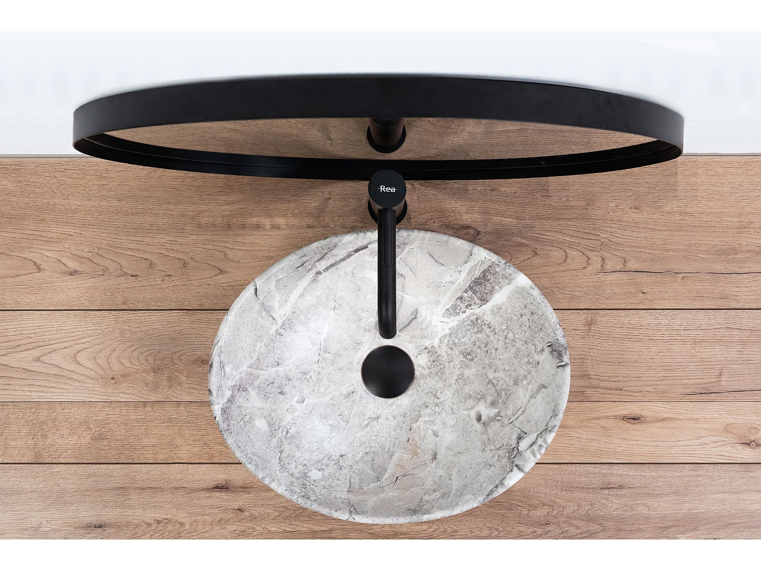 Opzetwastafel Rea Sofia Stone Grey