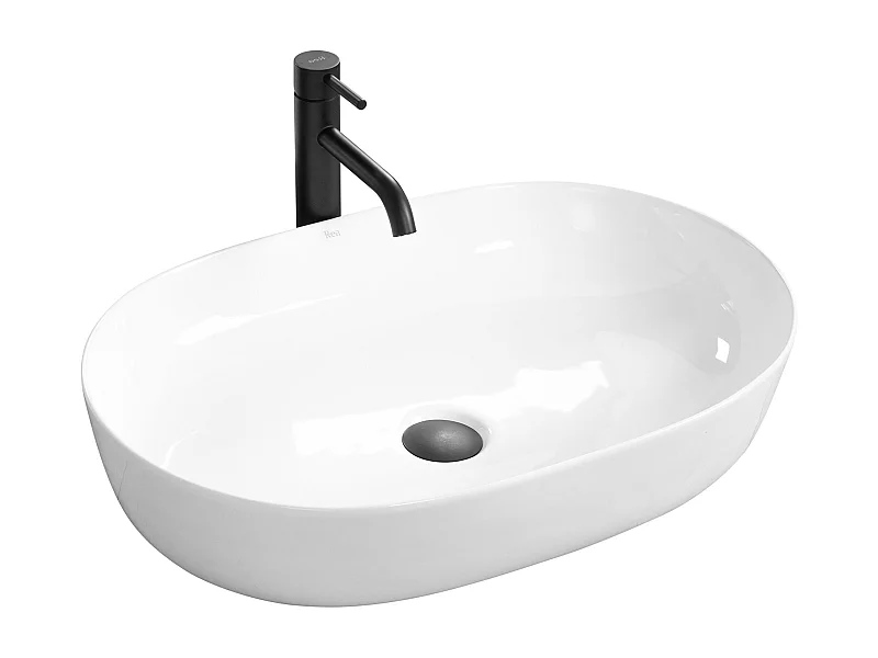 Lavabo Da Appoggio Rea Cleo 61 White