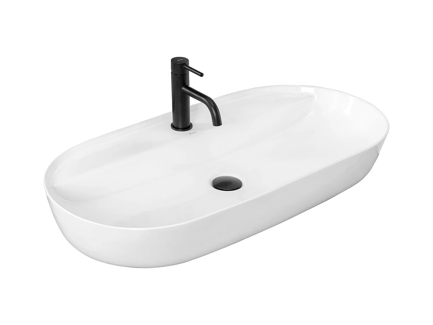 Vasque À Poser Rea Aura 81 White