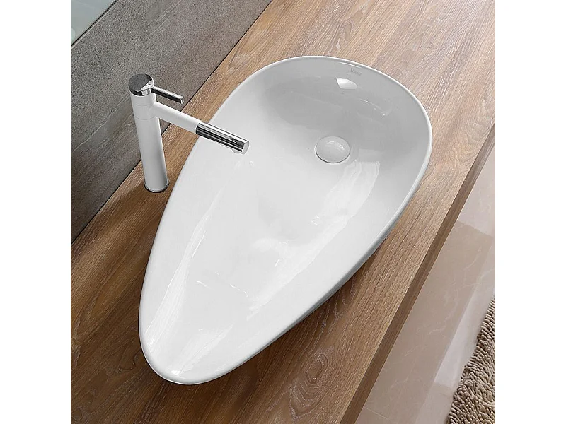 Vasque À Poser Rea Greta 75 White