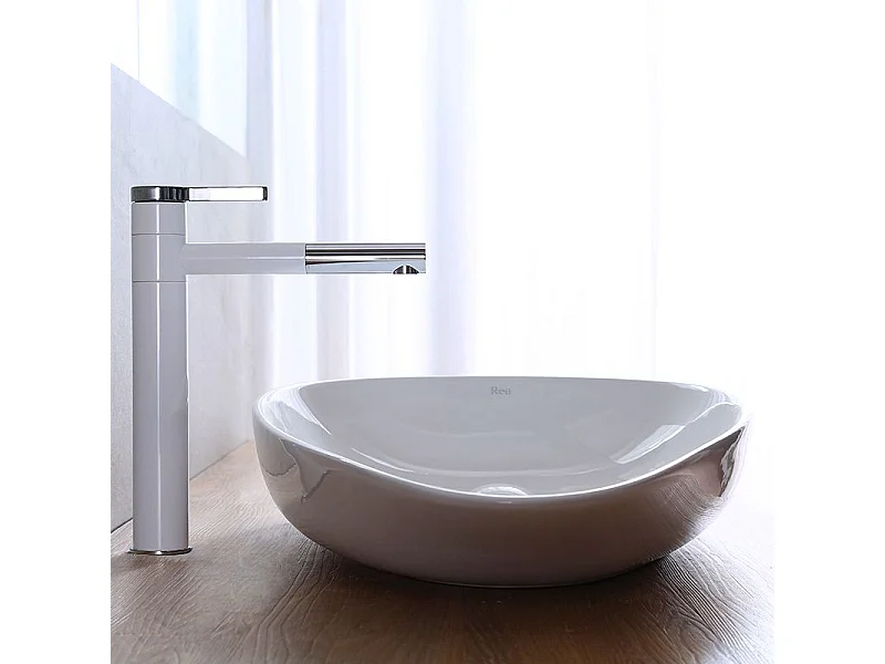 Vasque À Poser Rea Greta 75 White