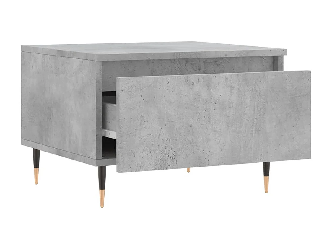 Mesa de centro 50x46x35 cm derivados de madeira cinza-cimento