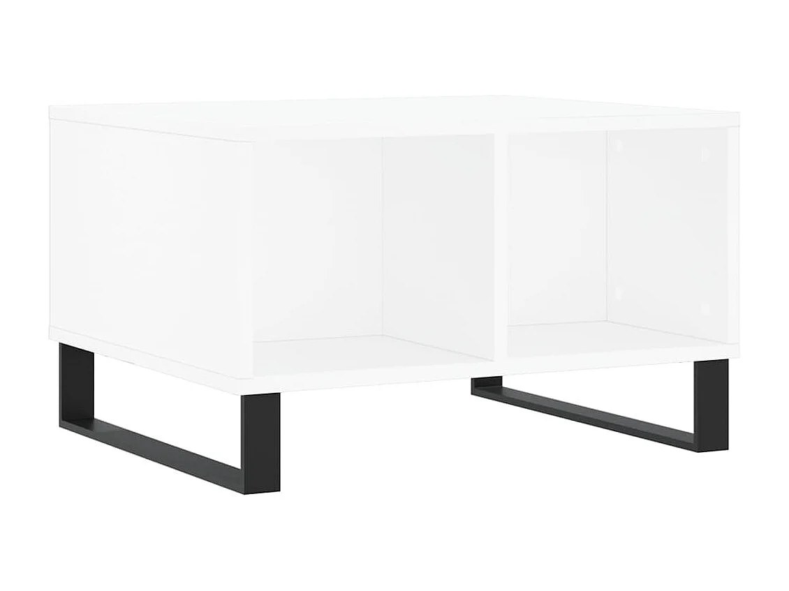 Couchtisch Weiß 60x50x36,5 cm Holzwerkstoff