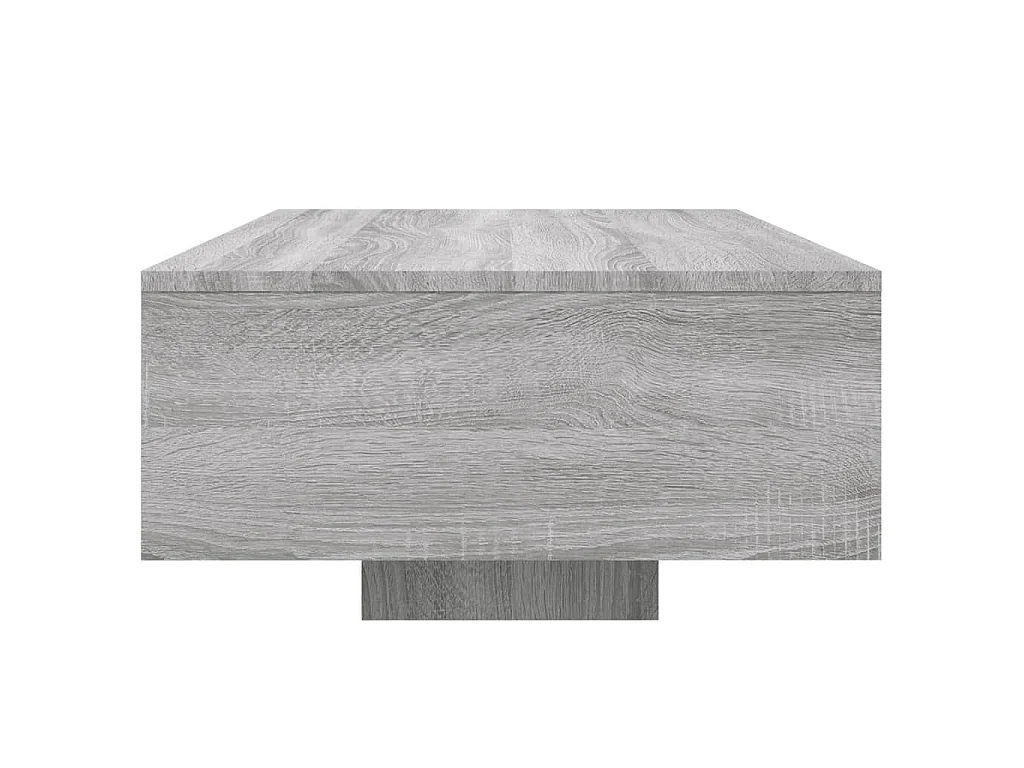 Salontafel met LED-verlichting 85x55x31 cm grijs sonoma eiken