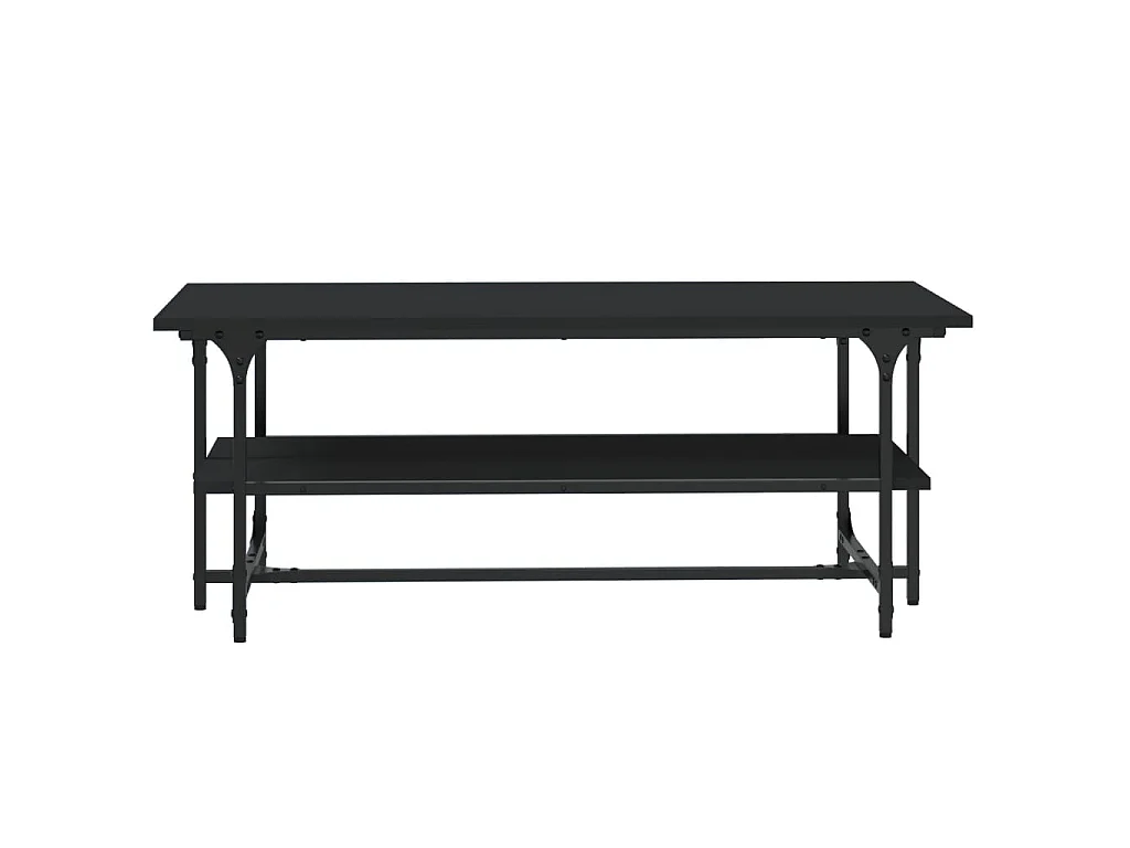 Table basse Noir 100x50x40 cm Bois d'ingénierie