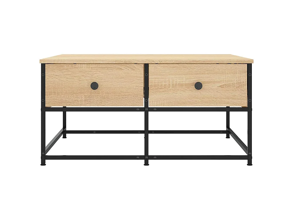 Couchtisch Sonoma-Eiche 80x80x40 cm Holzwerkstoff