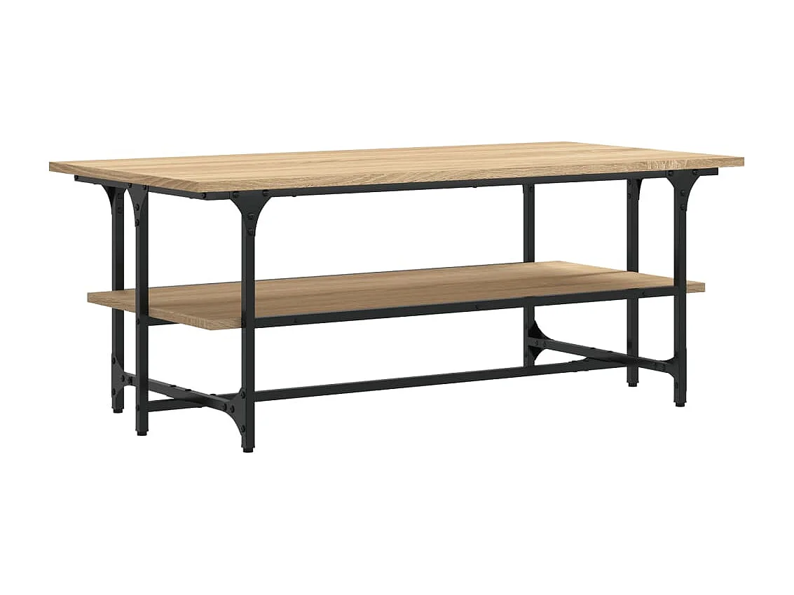 Table basse Chêne sonoma 100x50x40 cm Bois d'ingénierie