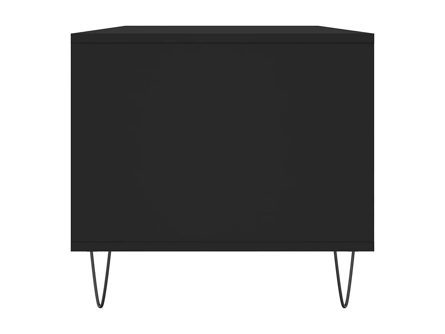 Table basse Noir 90x49x45 cm Bois d'ingénierie