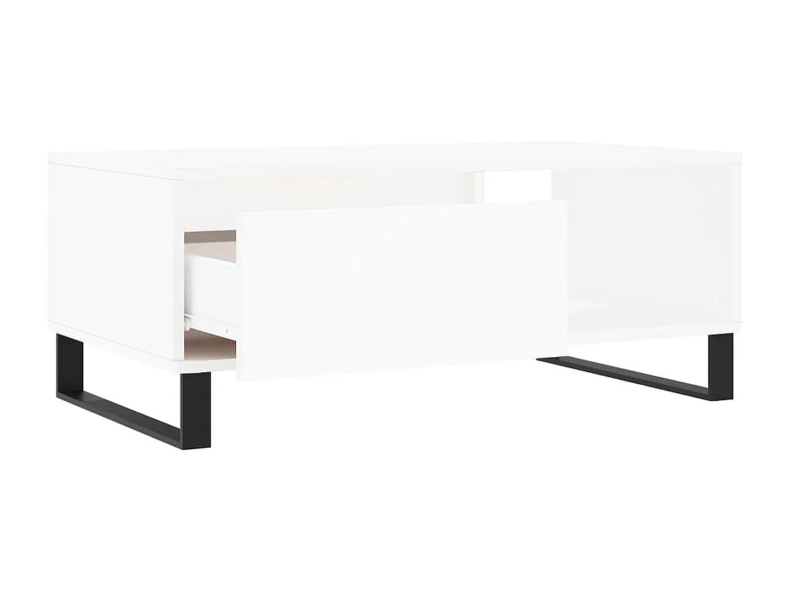Mesa de centro 90x50x36,5 cm derivados de madeira branco